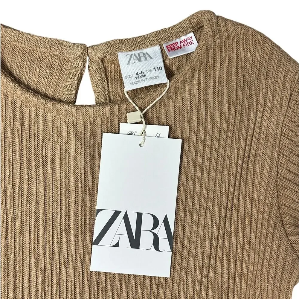 ZARA Girls Dress 4-5y NWT